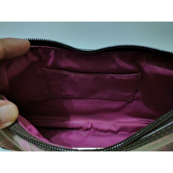 TUMI Signature Logo SMALL Shoulder Purse Bag - Picture 8 of 11